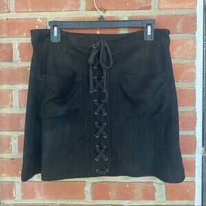 Storia Suede mini skirt